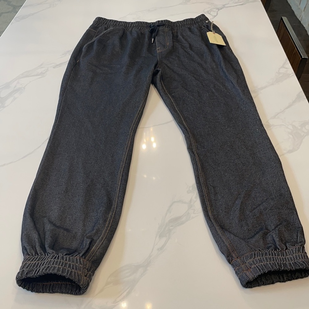pants designer men’s athletic jeans look joggers L